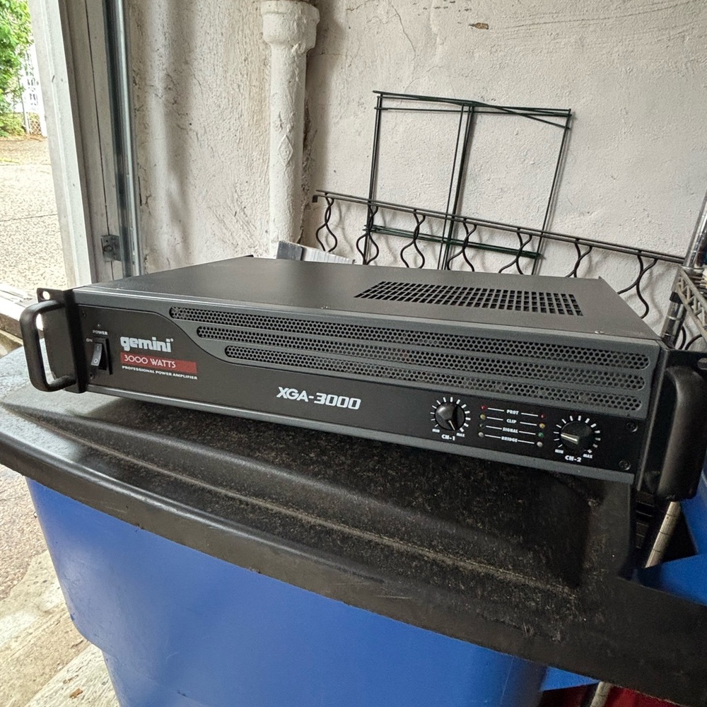 Gemini Professional 5000W 2-Channel Power Amplifier